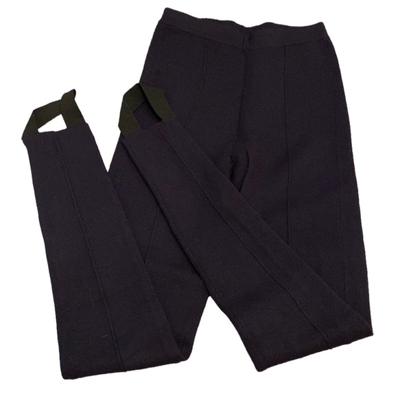 Sandro Paris navy pants / stretchy leggings with Stirrups . Size 1. New.… - Picture 1 of 12